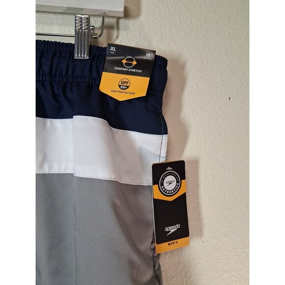 NWT Speedo Swimsuit Trunks Board Shorts Beach Summer Pool Men's Size XL - Picture 3 of 7